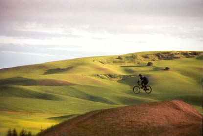 biking in the Palouse